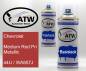 Preview: Chevrolet, Medium Red Pri Metallic, 44U / WA857J: 400ml Sprühdose + 400ml Klarlack - Set, von ATW Autoteile West.